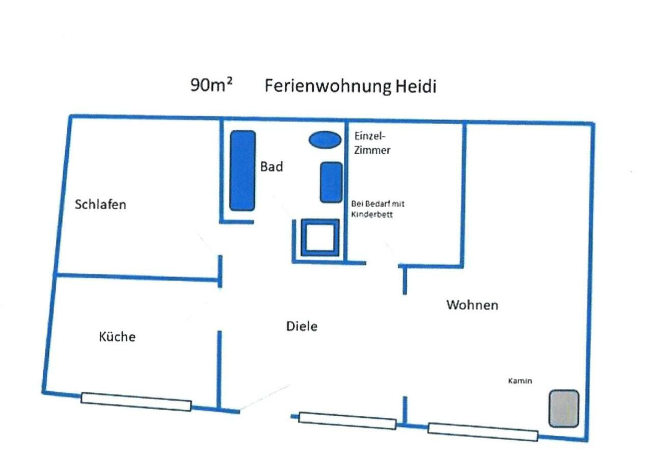 Ferienwohnung Heidi Altena Exterior foto